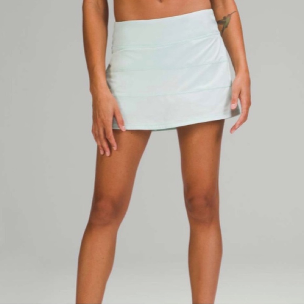 Lululemon Pace Rival Skirt in Mint Green NWT Size 12